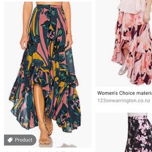 Free people high low skirt